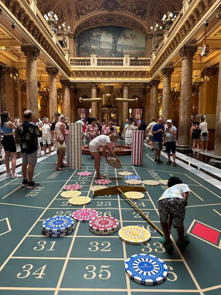 Silent Stones Baccarat table with zen-inspired design